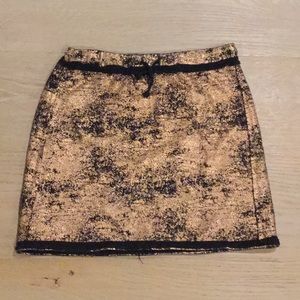 Gold skirt